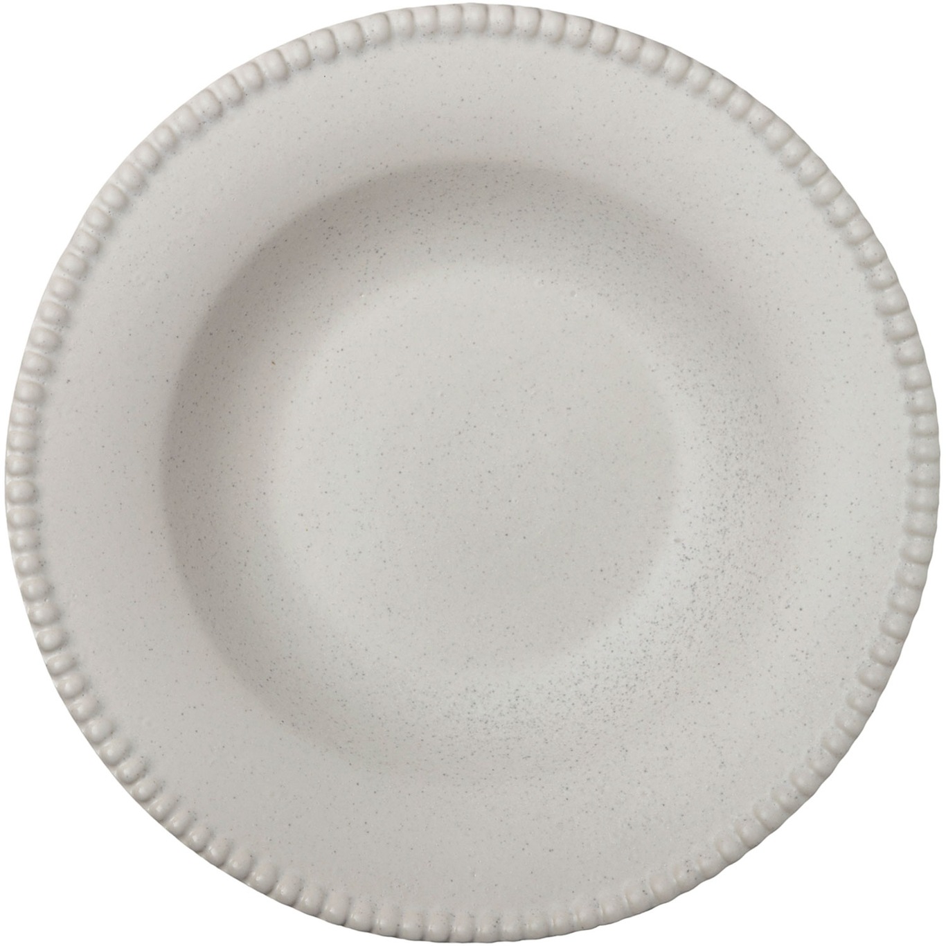 Daria Pasta Plate, Cotton White