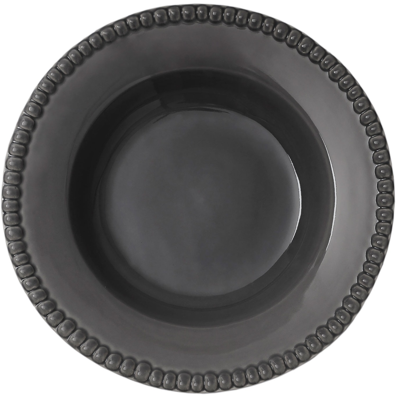 DARIA Soup Plate 26 cm 2-pack, Clean Grey