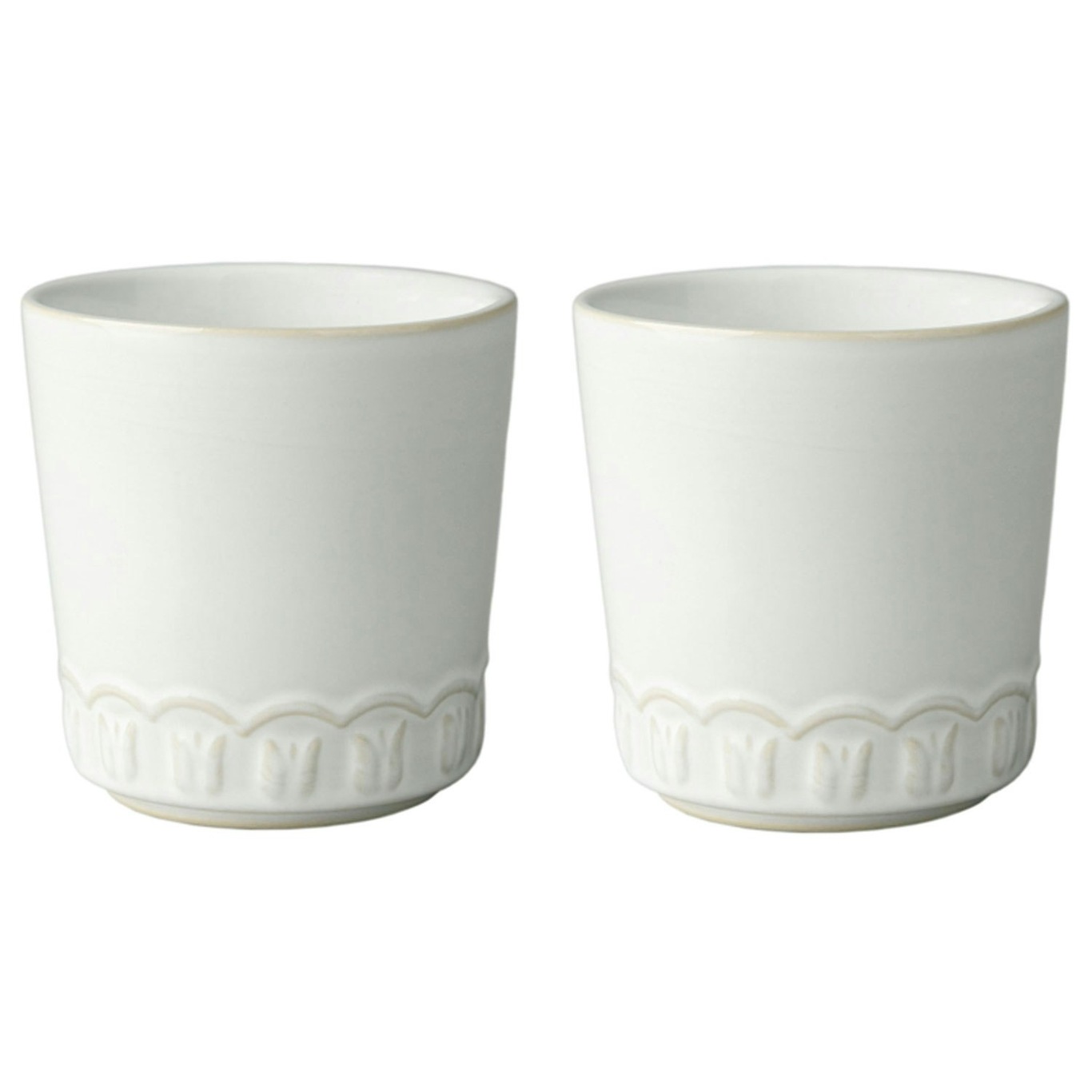 Tulipa Cup 20 cl 2-pack, White