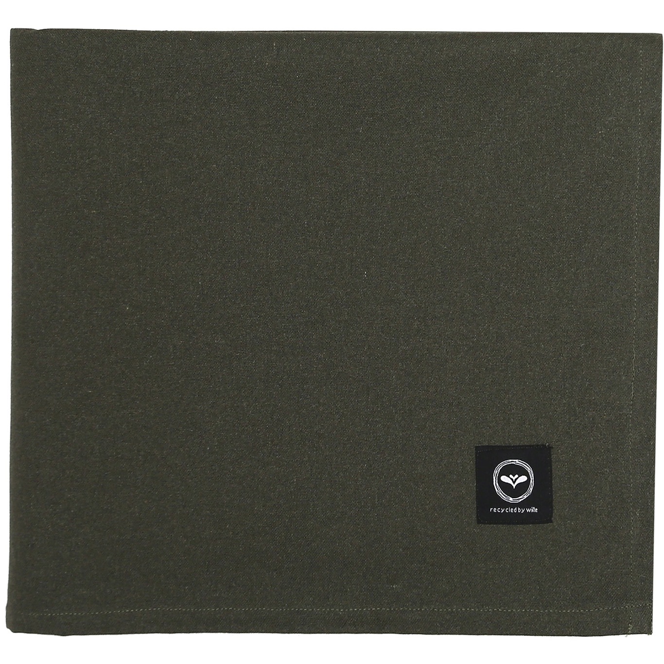 Hedvig Table Cloth Treated 140x310 cm Chambray, Olive