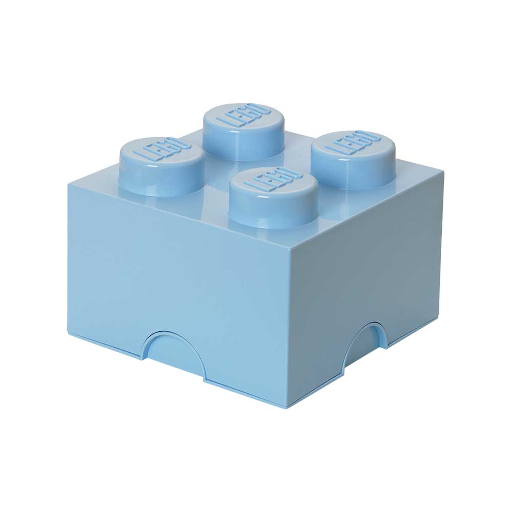 LEGO® Storage Box 4 Knobs, Light Royal Blue