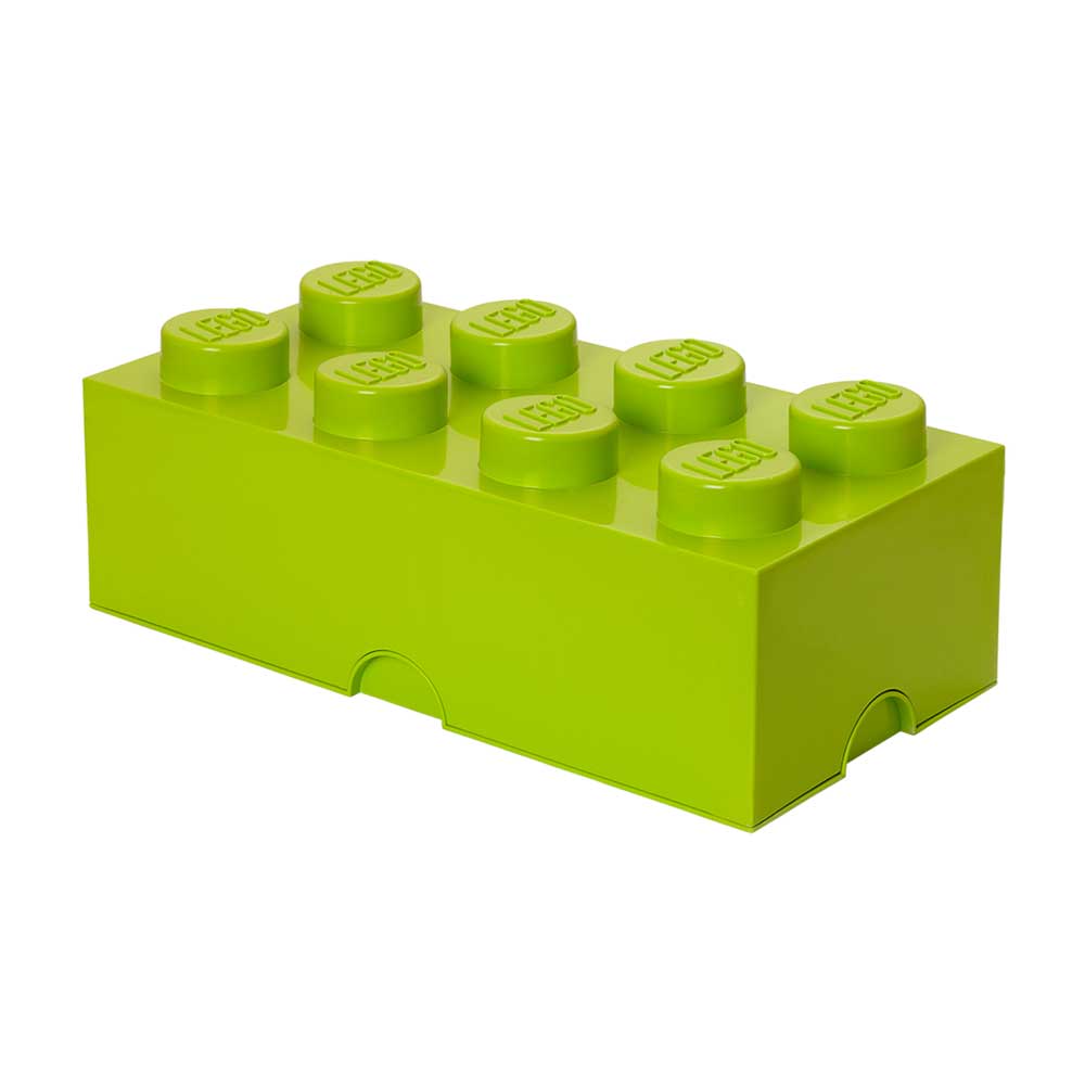 LEGO® Storage Box 8 Knobs, Bright Green