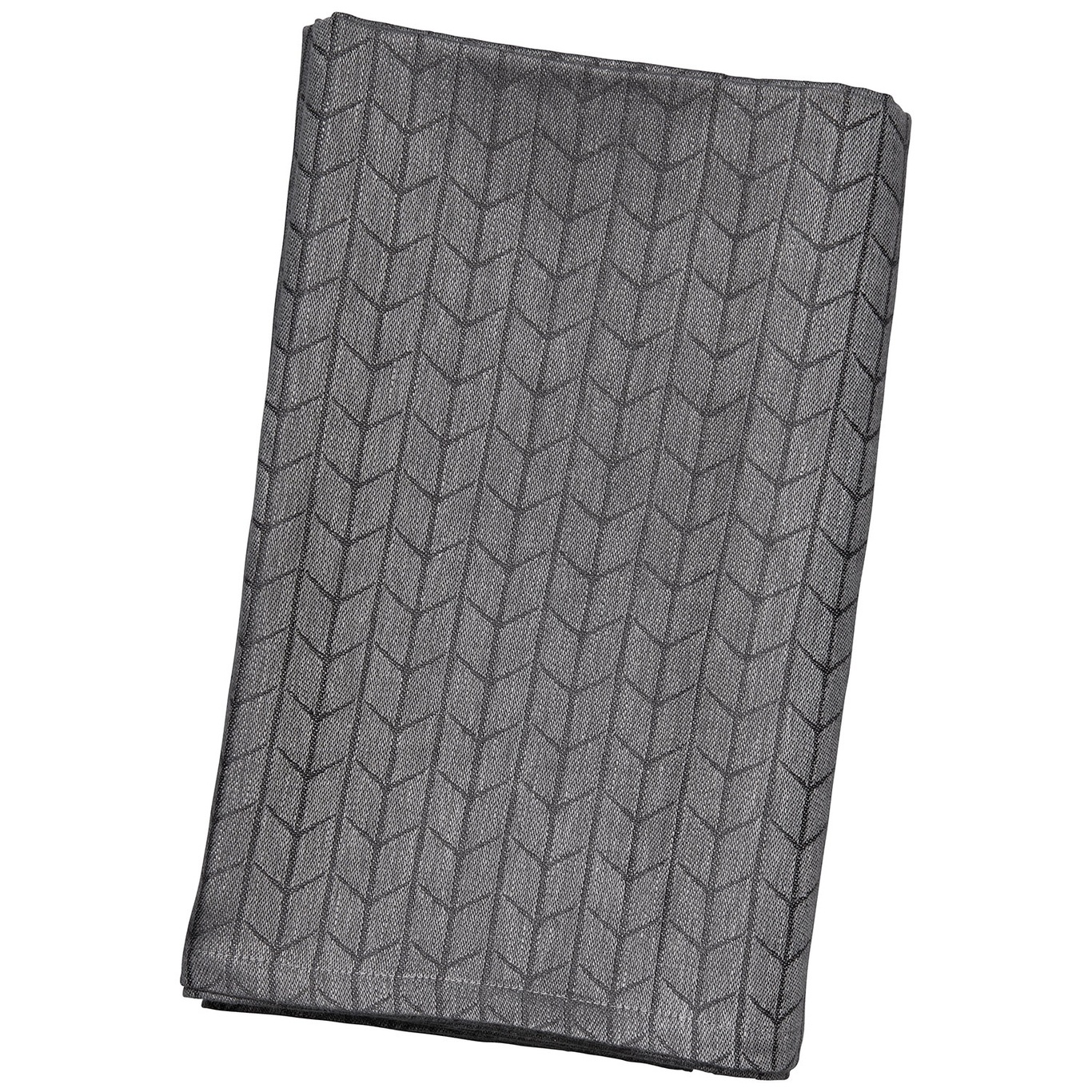 Swedish Grace Tablecloth 145x270 cm, Stone (Dark Grey)