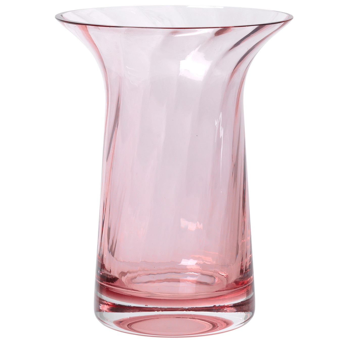 Optic Anniversary Vase 16 cm, Blush