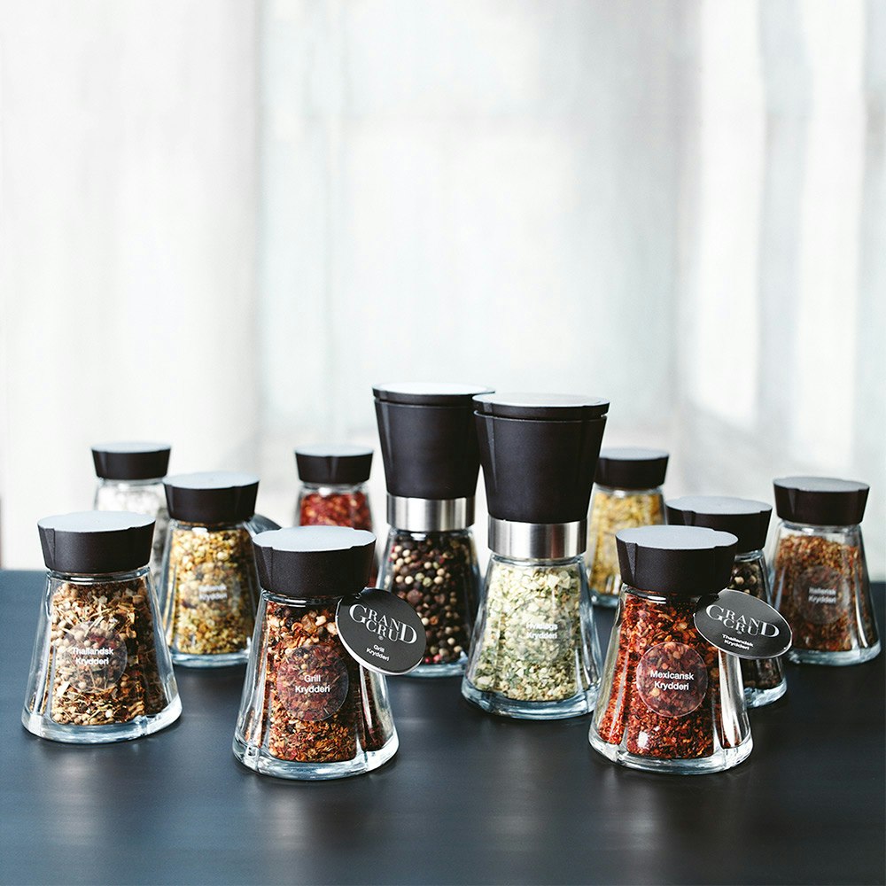 Markus Salt And Pepper Mill Set 17 cm, Black - Markus Aujalay @ RoyalDesign