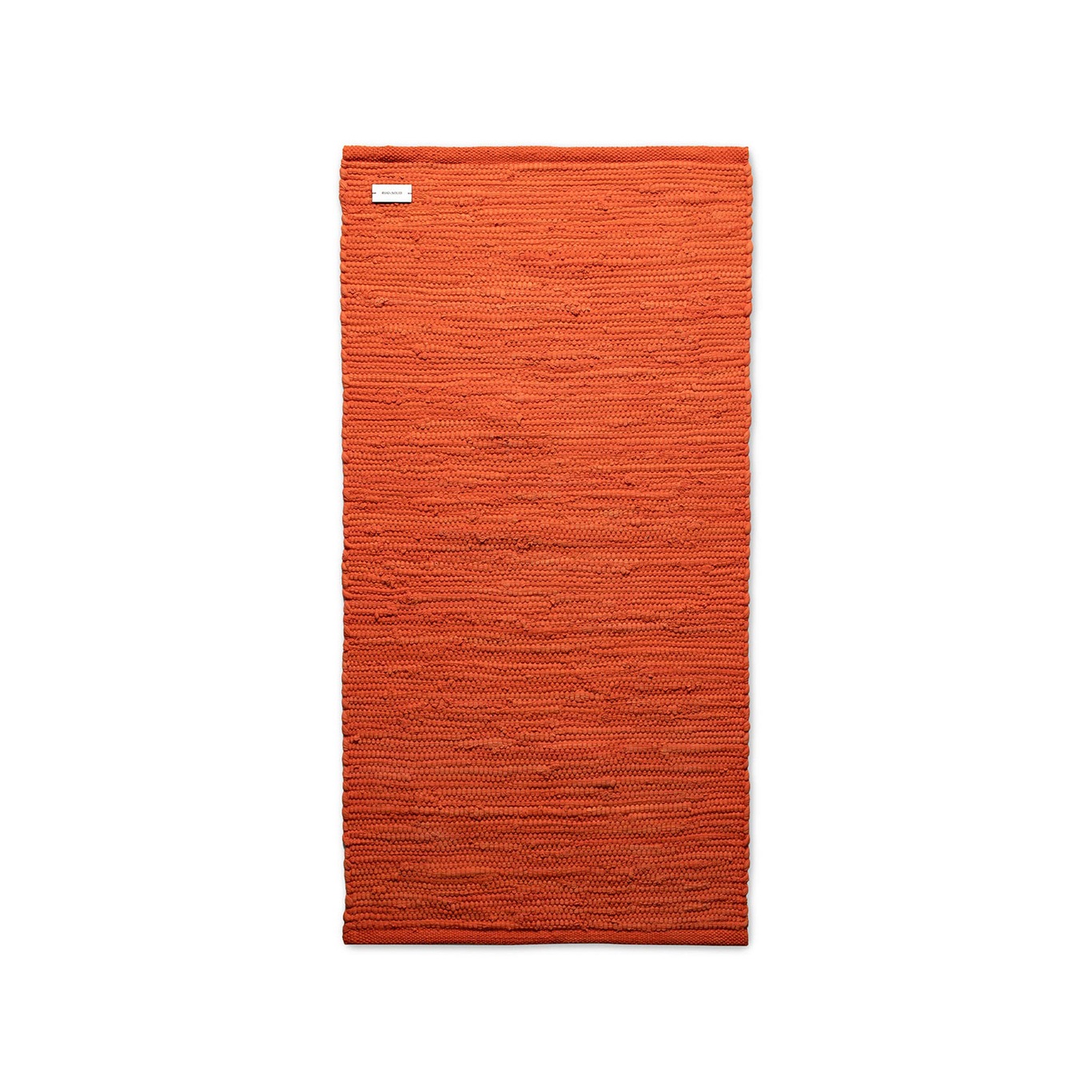 Cotton Rug Solar Orange, 65x135 cm