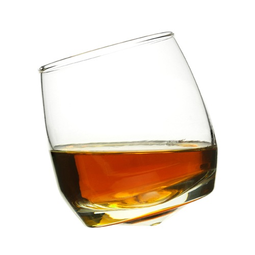Whiskey Glass Rounded Bottom, 6 pcs