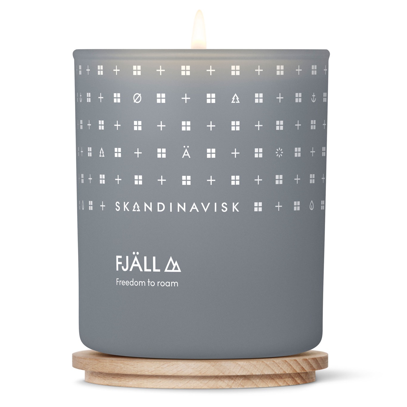 FJÄLL Scented Candle With Lid 200 g