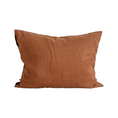 Linen Pillowcase 50x60 cm 2-pack, Amber