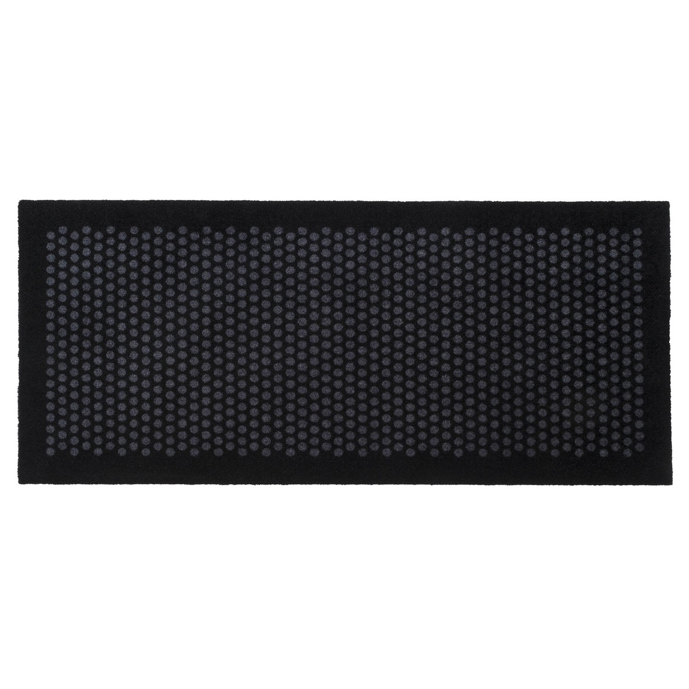 Dot Doormat 67x150cm, Black/Grey
