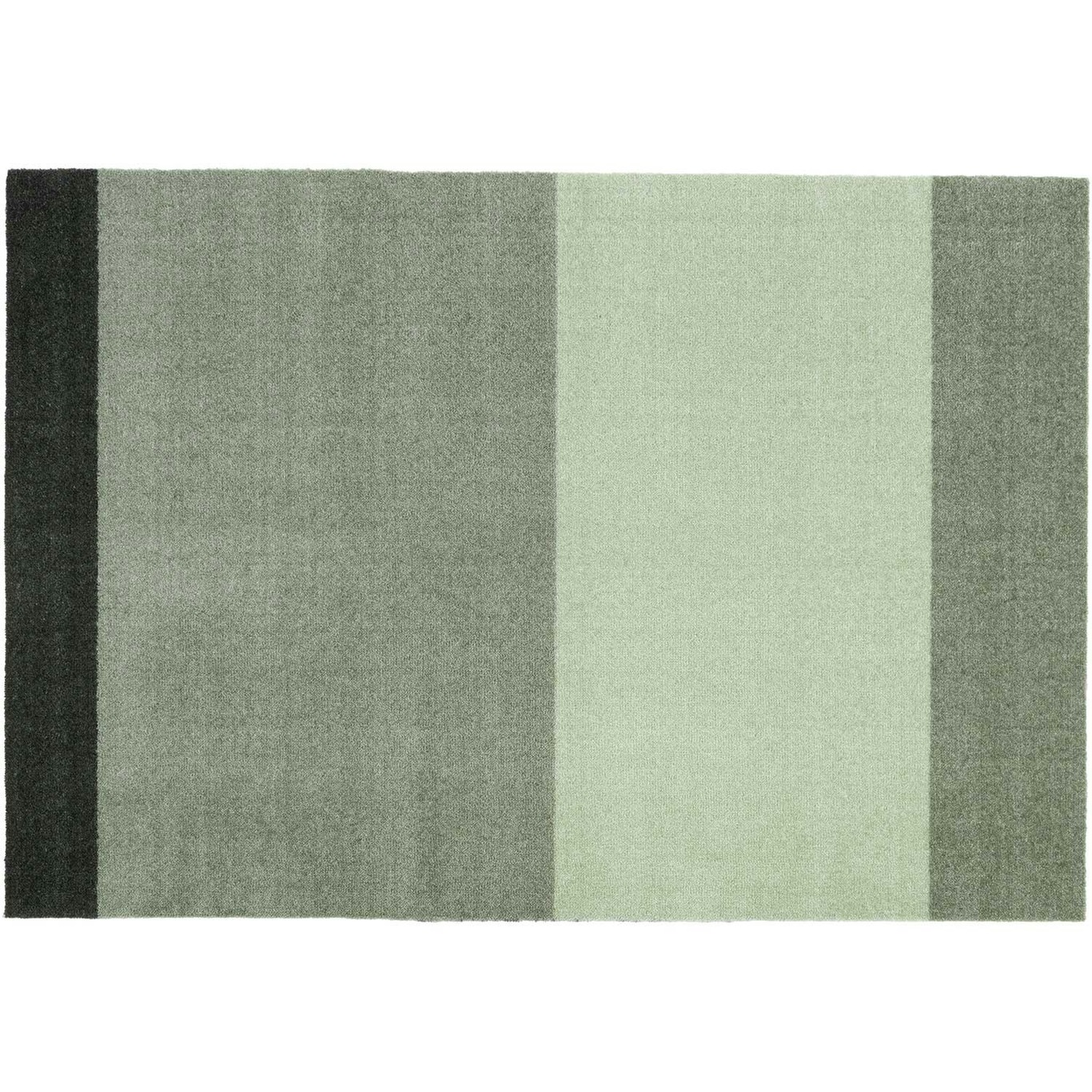 Stripes Rug Light Green / Dark Green, 90x130 cm