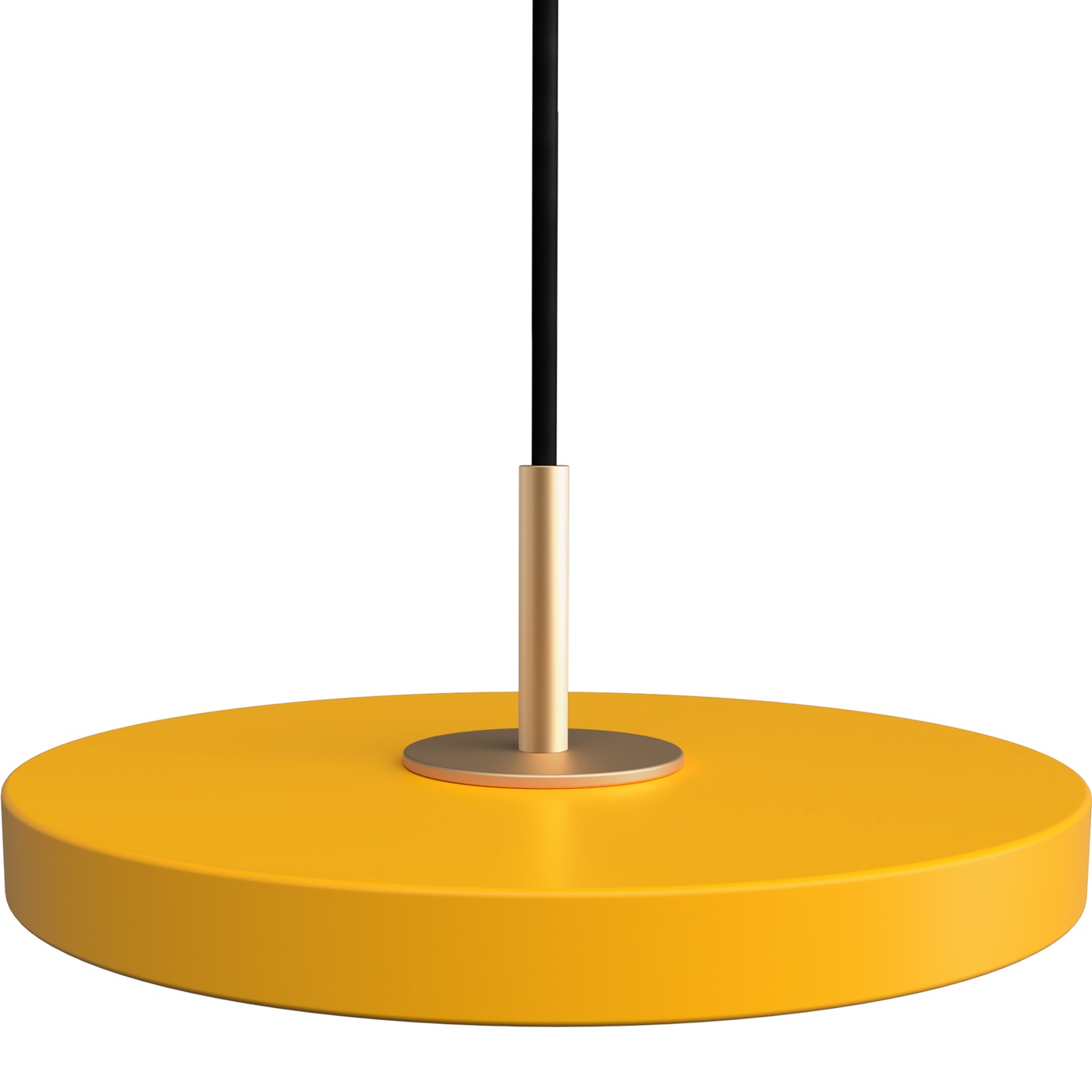 Asteria Micro Pendant, Saffron Yellow