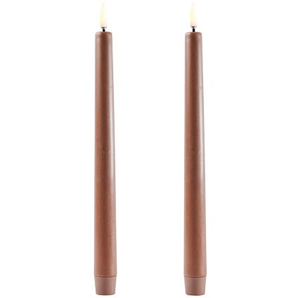 LED Taper Candle 2,3 x 25,5 cm, Caramel