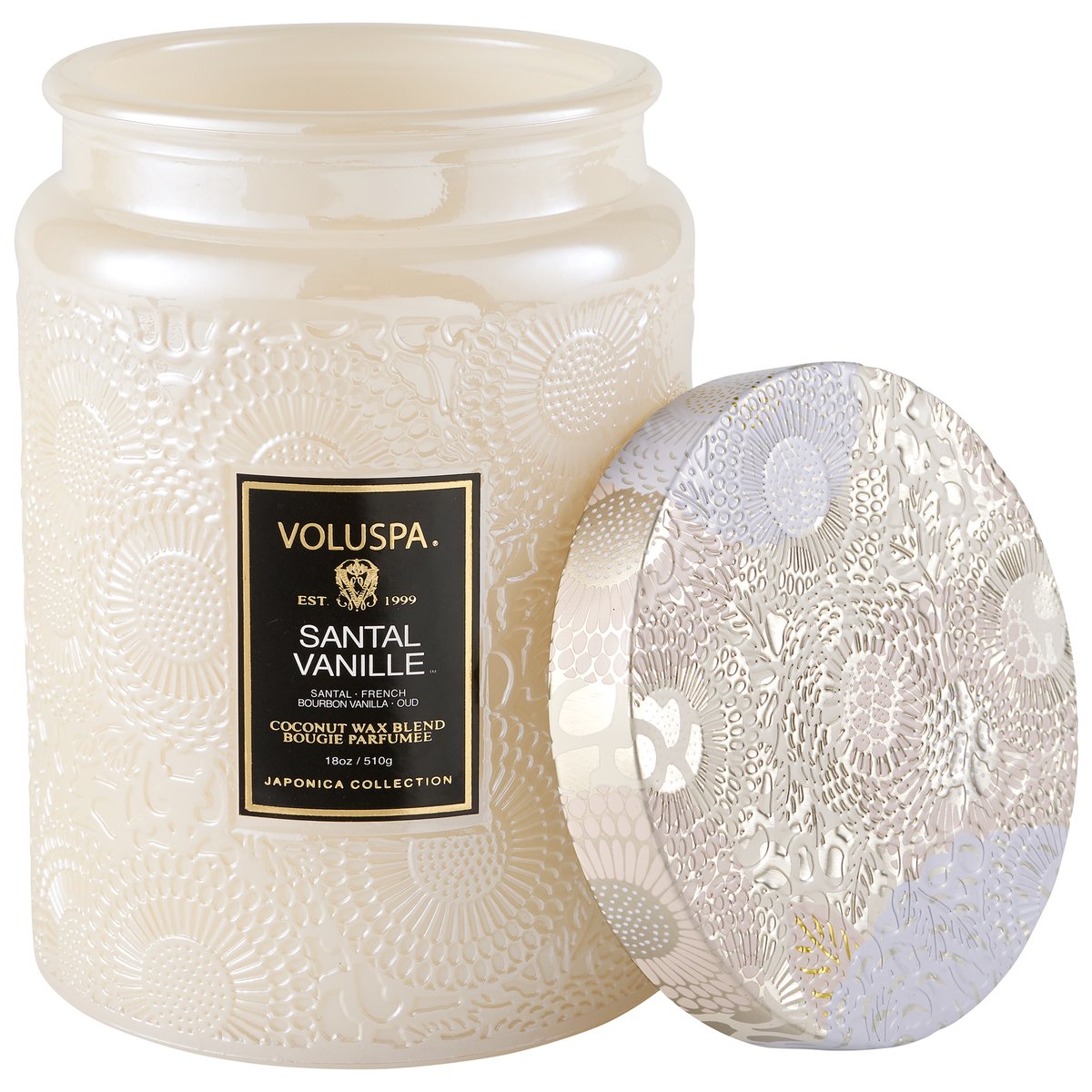 Santal Vanille Large Jar Scented Candle