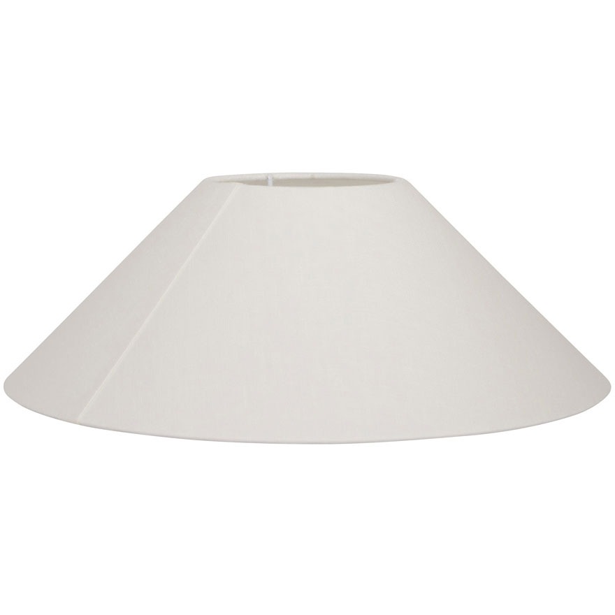 Basic Flat Lampshade White, 30 cm
