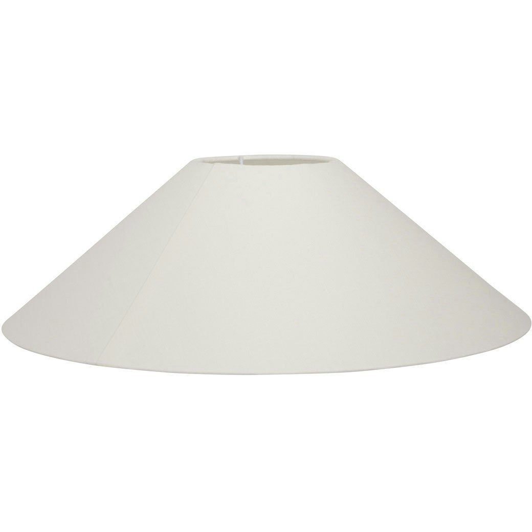 Basic Flat Lampshade White, 36 cm