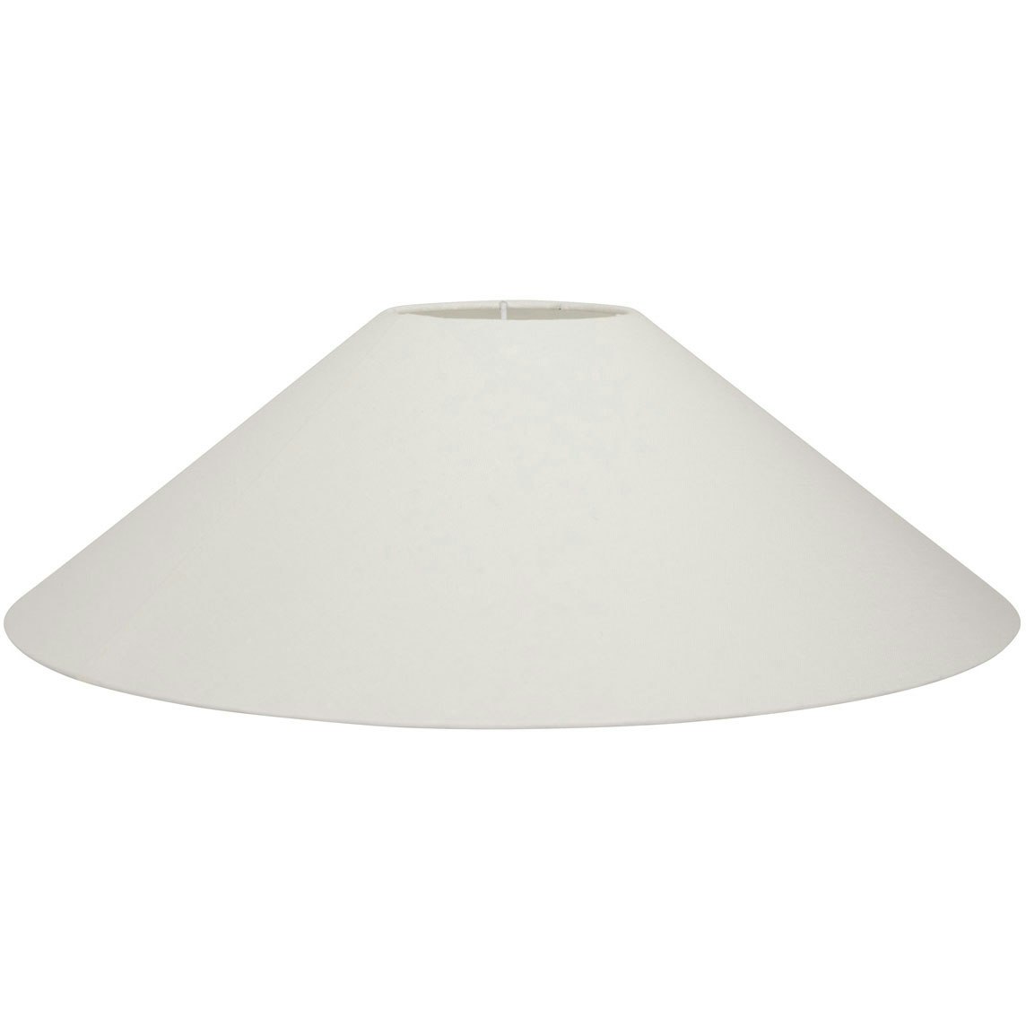 Basic Flat Lampshade White, 42 cm