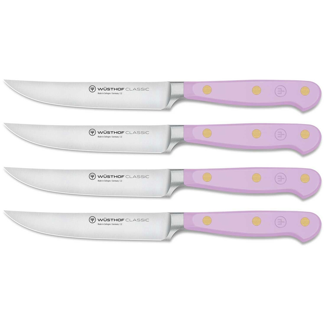 Classic Colour Steak Knives 4-pack, Purple Yam