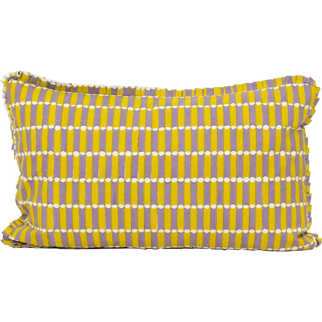 Tivoli Cushion Cover 30x50 cm, Yellow/Purple