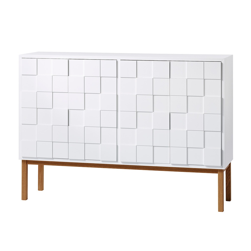 Collect 2010 Cabinet Low, White/Oak