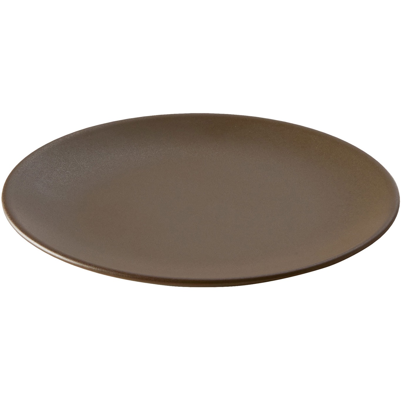Chestnut Plate Matte Brown 19,5 cm