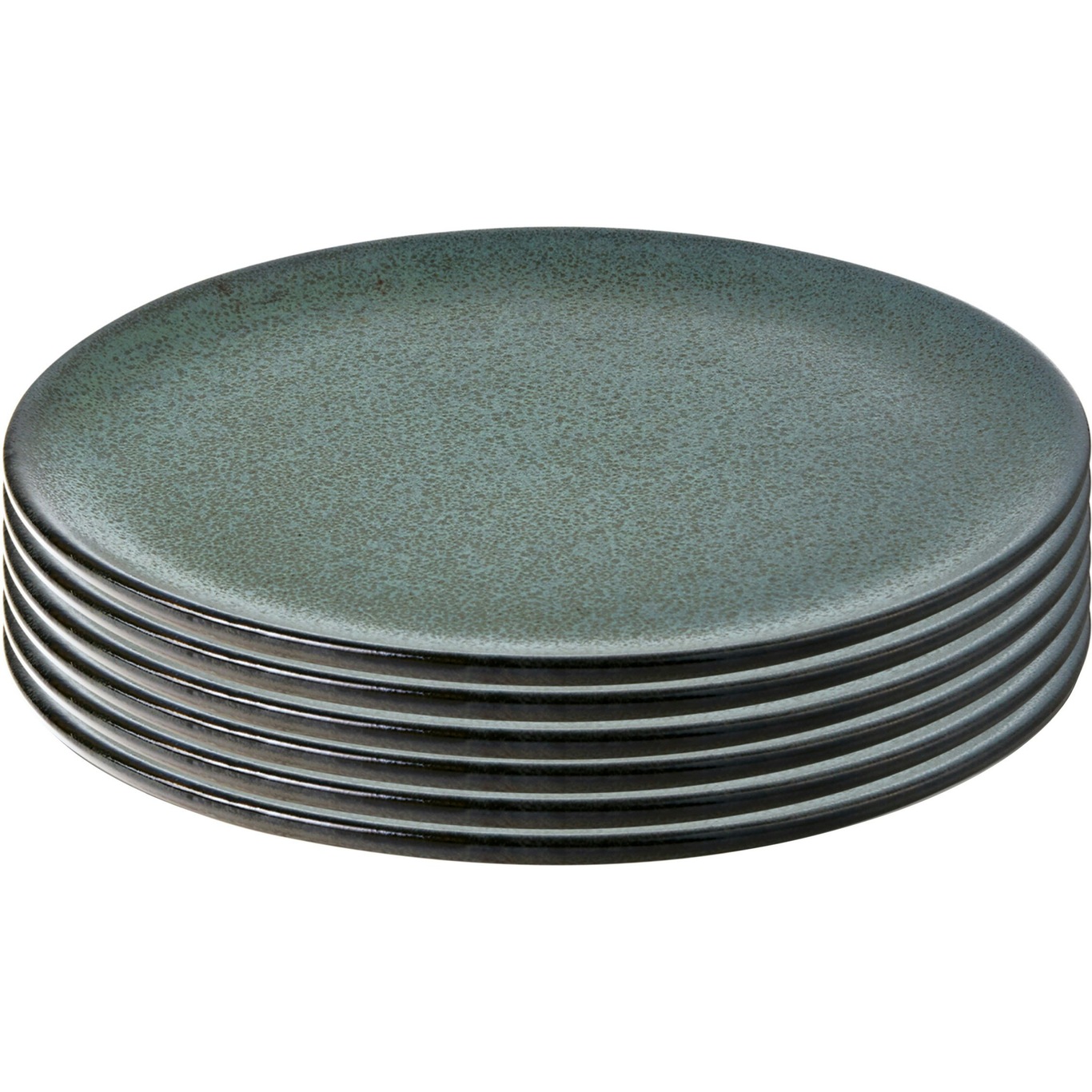 Raw Dinner Plate 28 cm 6-pack, Northern Green