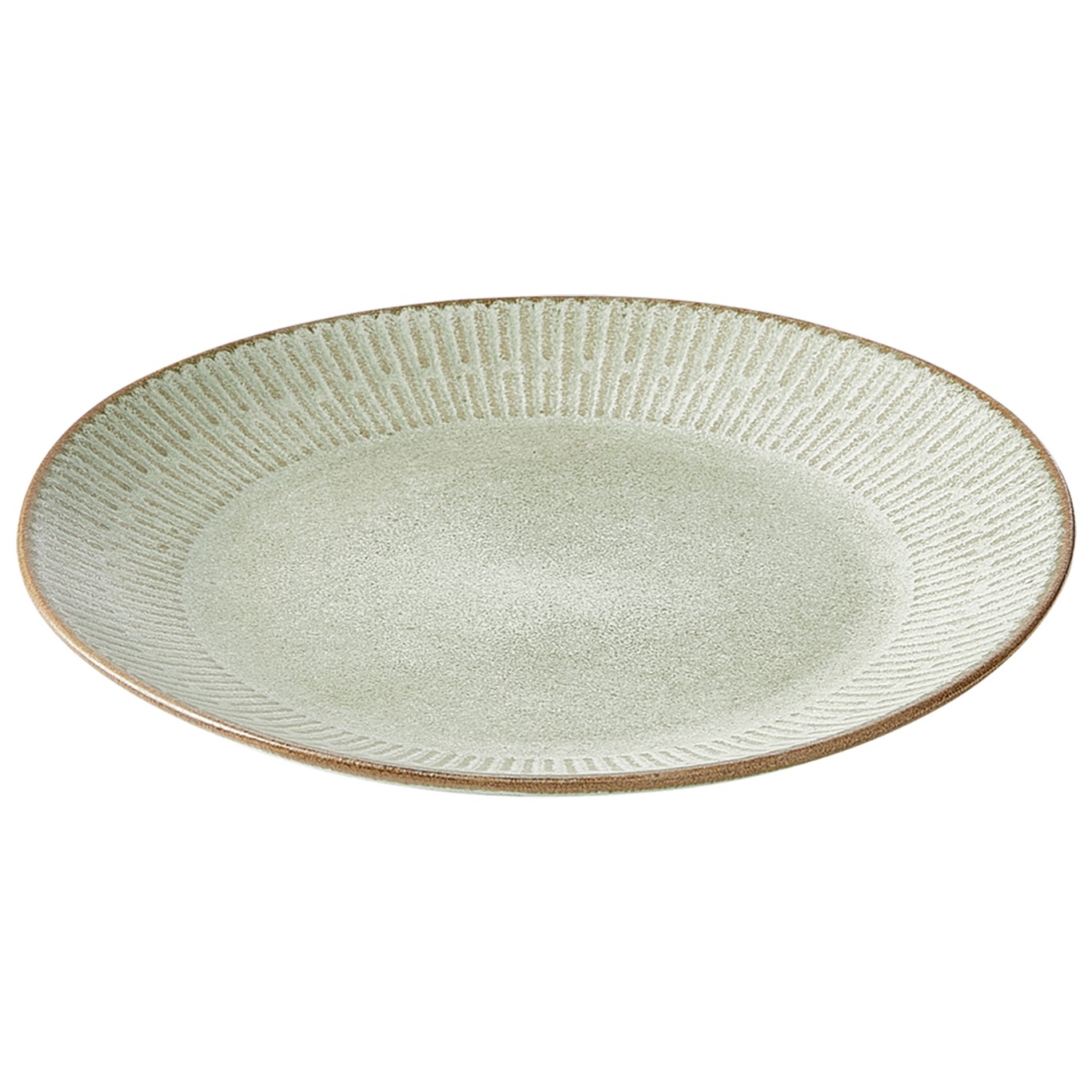 Relief Plate 22 cm, Green