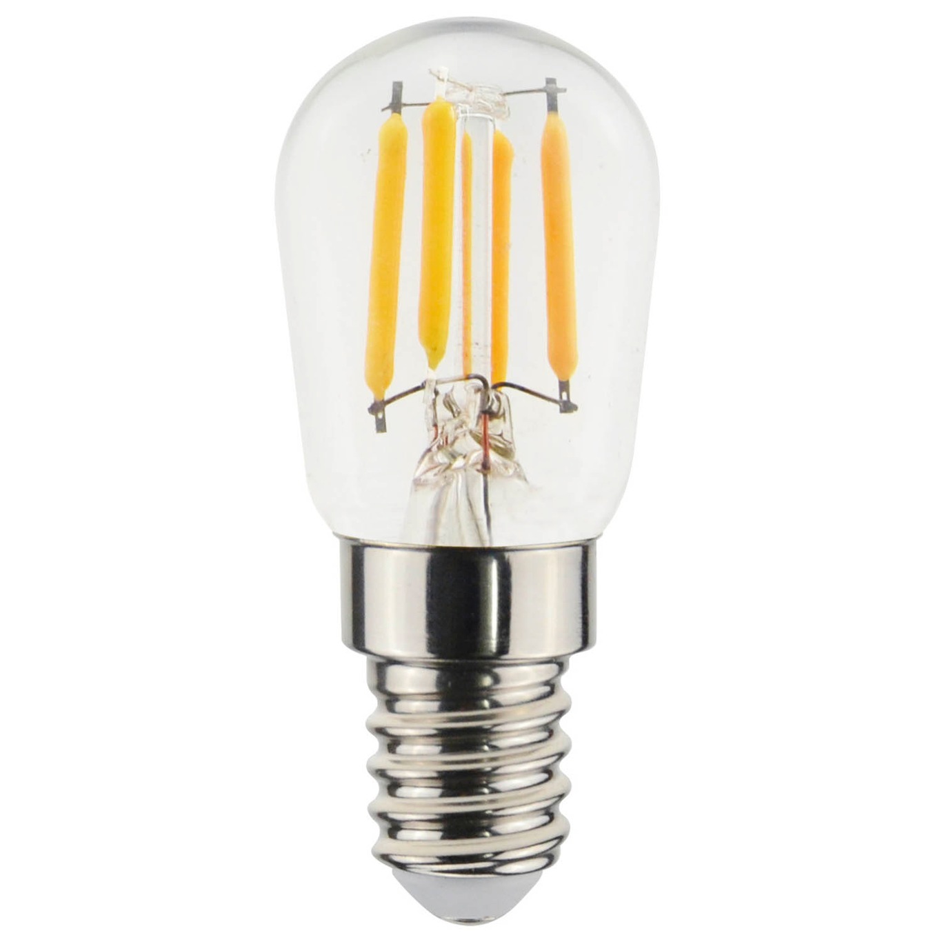 Filament LED pear lamp E14 2200K 220lm 2,5W Clear Dimmable