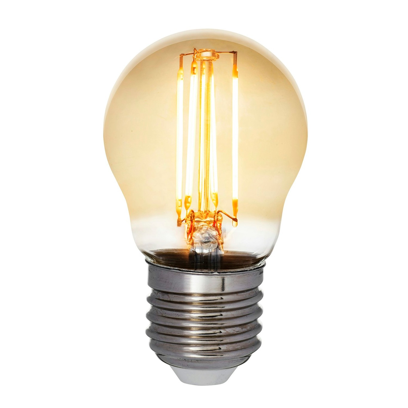 LED Filament Amber P45 4,5W E14 360lm Dimmable