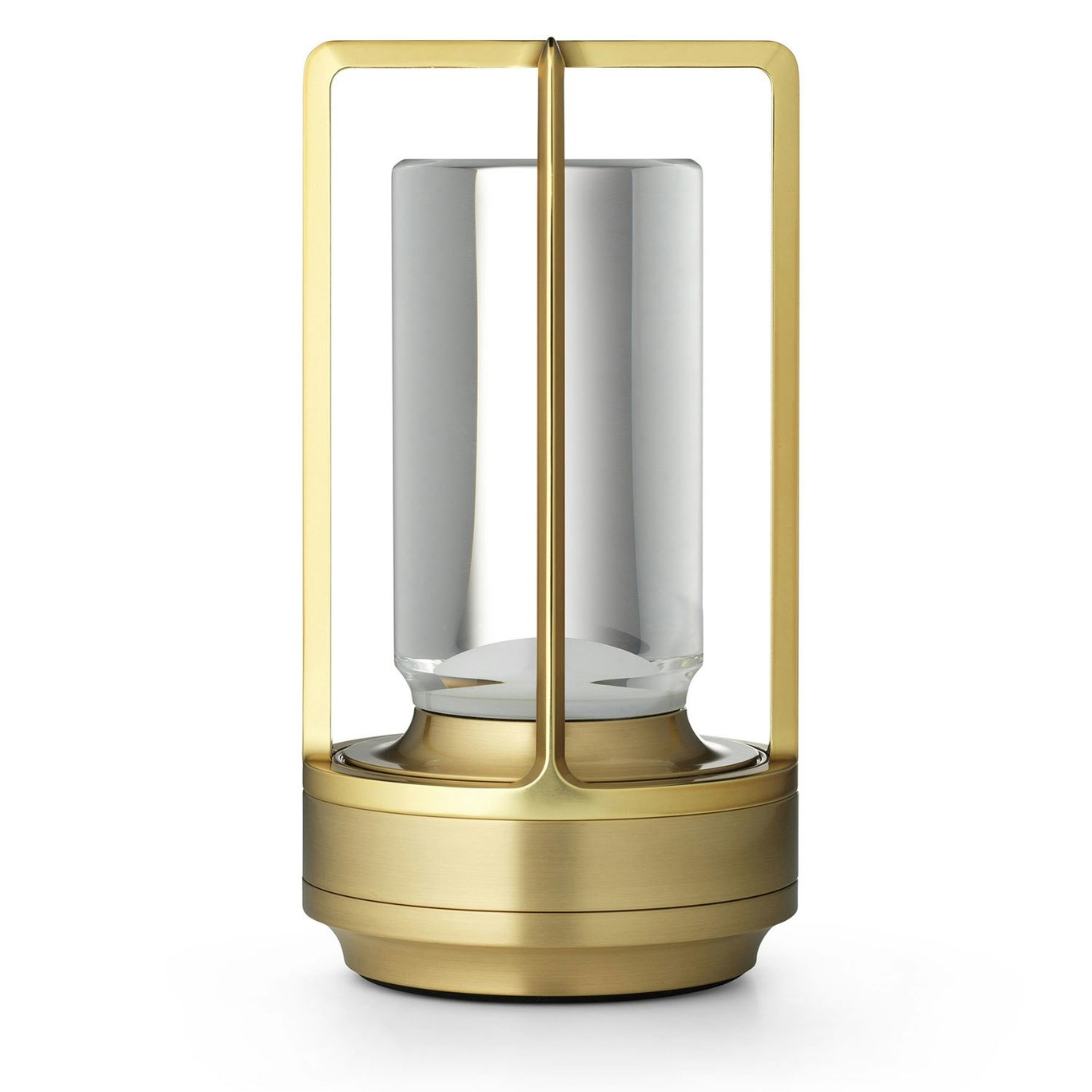 Turn+ Table Lamp Portable, Brass