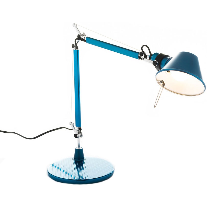Tolomeo Micro Table Lamp, Anodised Blue