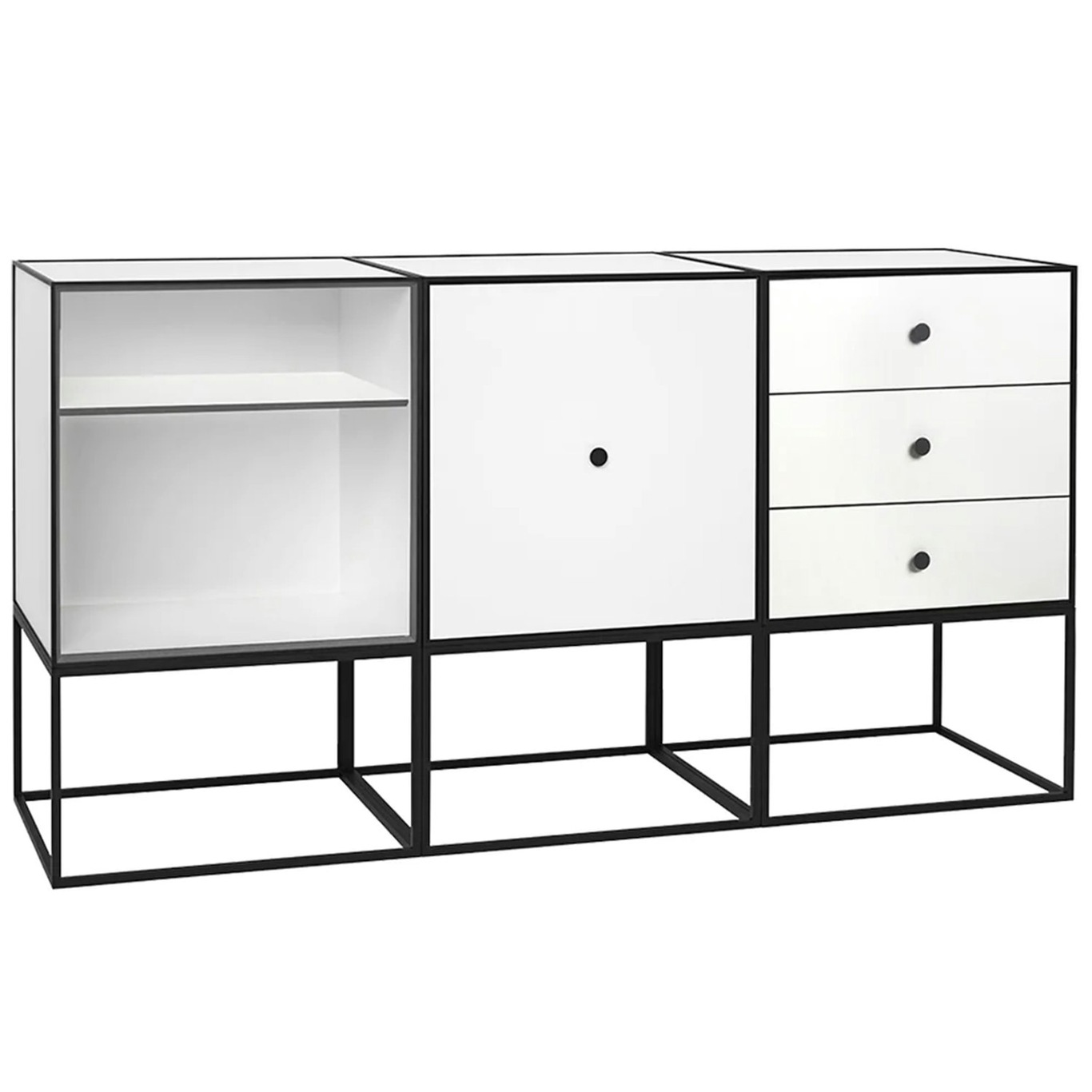 Frame 49 Trio Sideboard With Frame, White