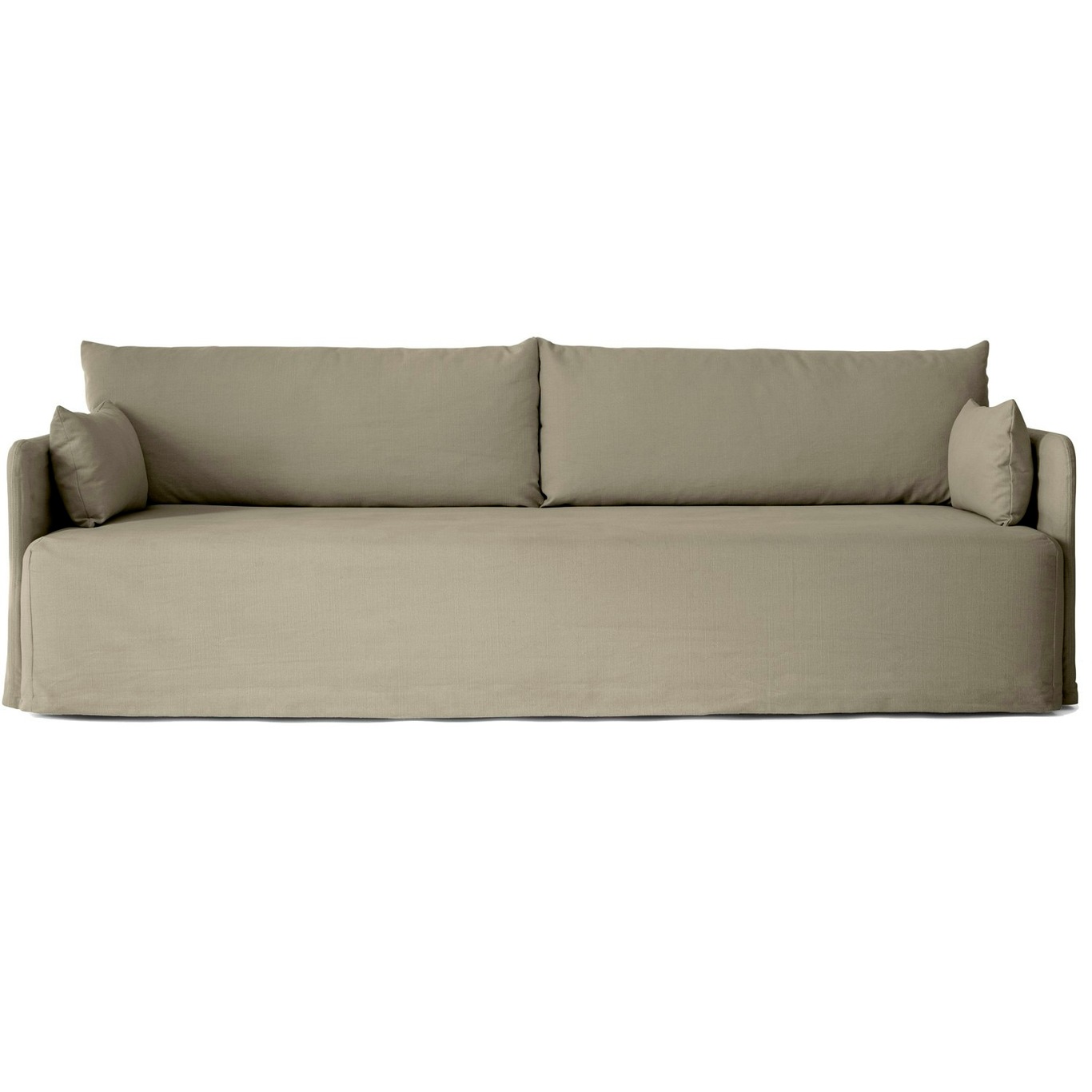 Offset Sofa 3-Seater Removable Upholstery Cotlin, Poppy Seed
