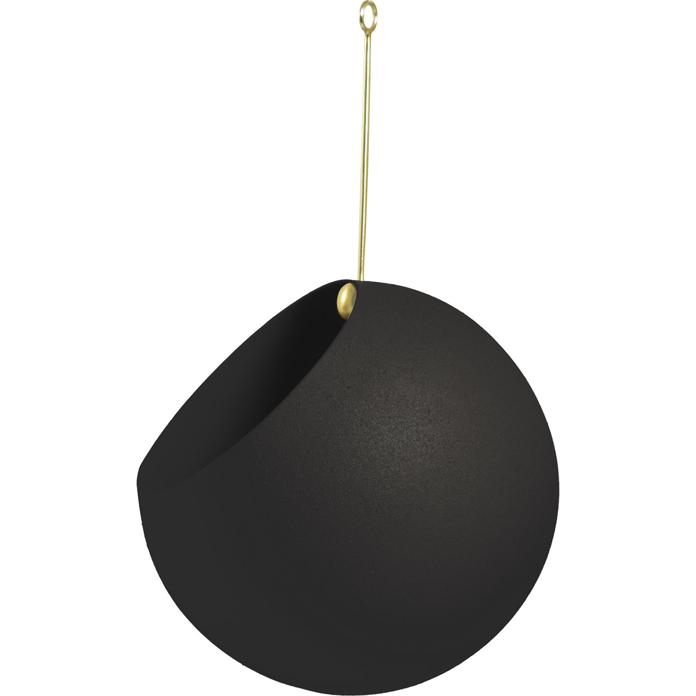 Globe Hanging Pot Ø21x32 cm, Black