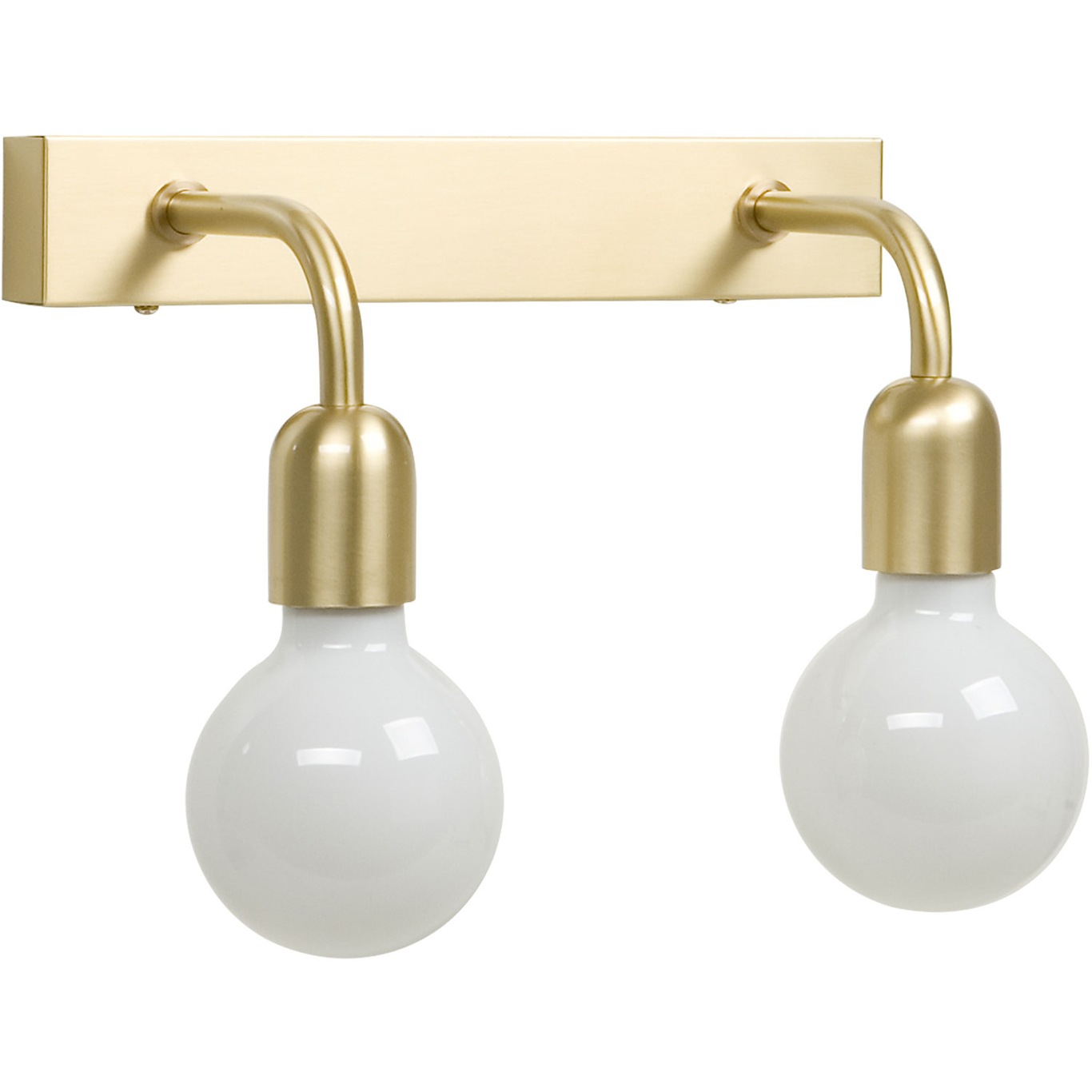 Regal 2 Wall Lamp, Brushed Brass