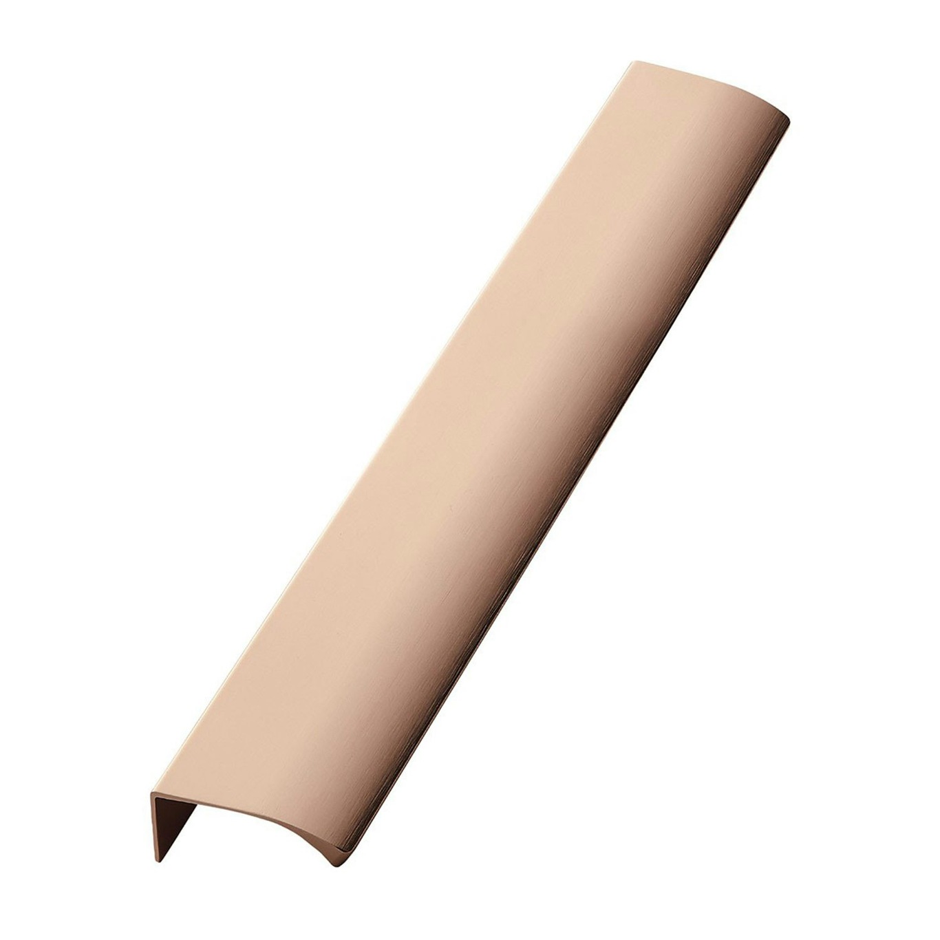 Edge Handle 350mm, Brushed Copper