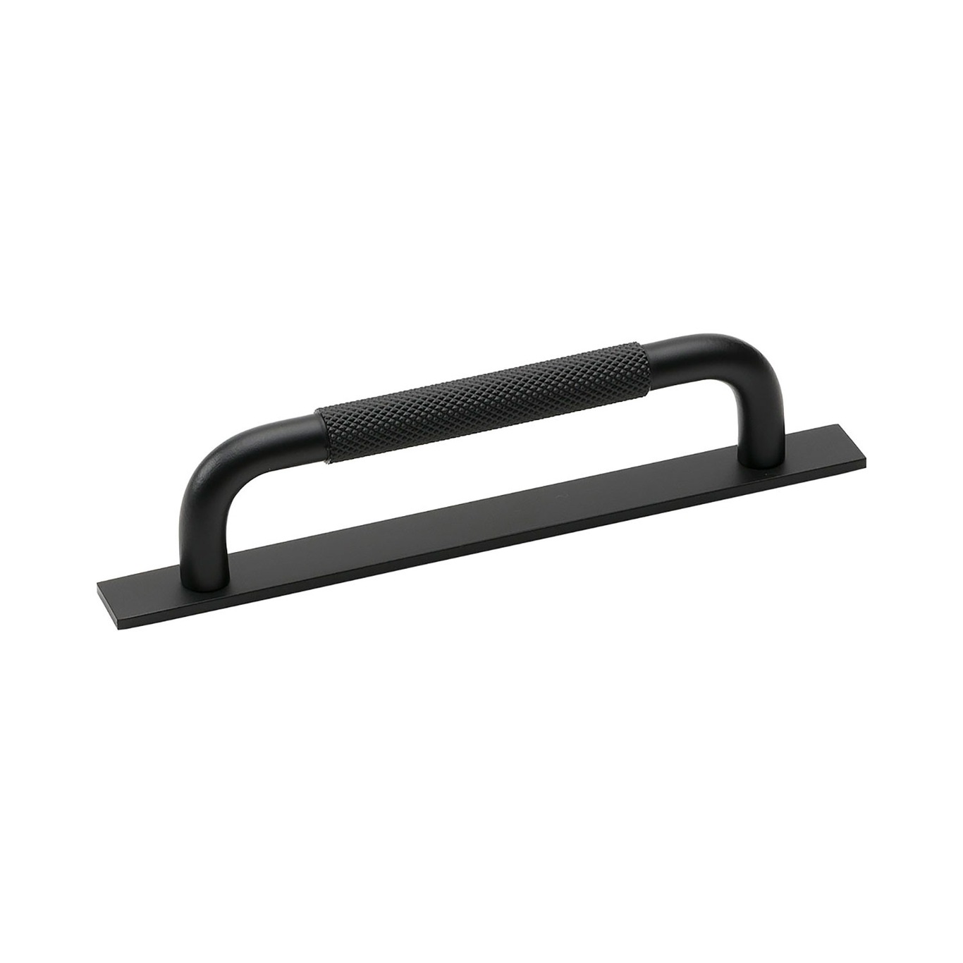 Helix Handle With Plate 128, Matte Black