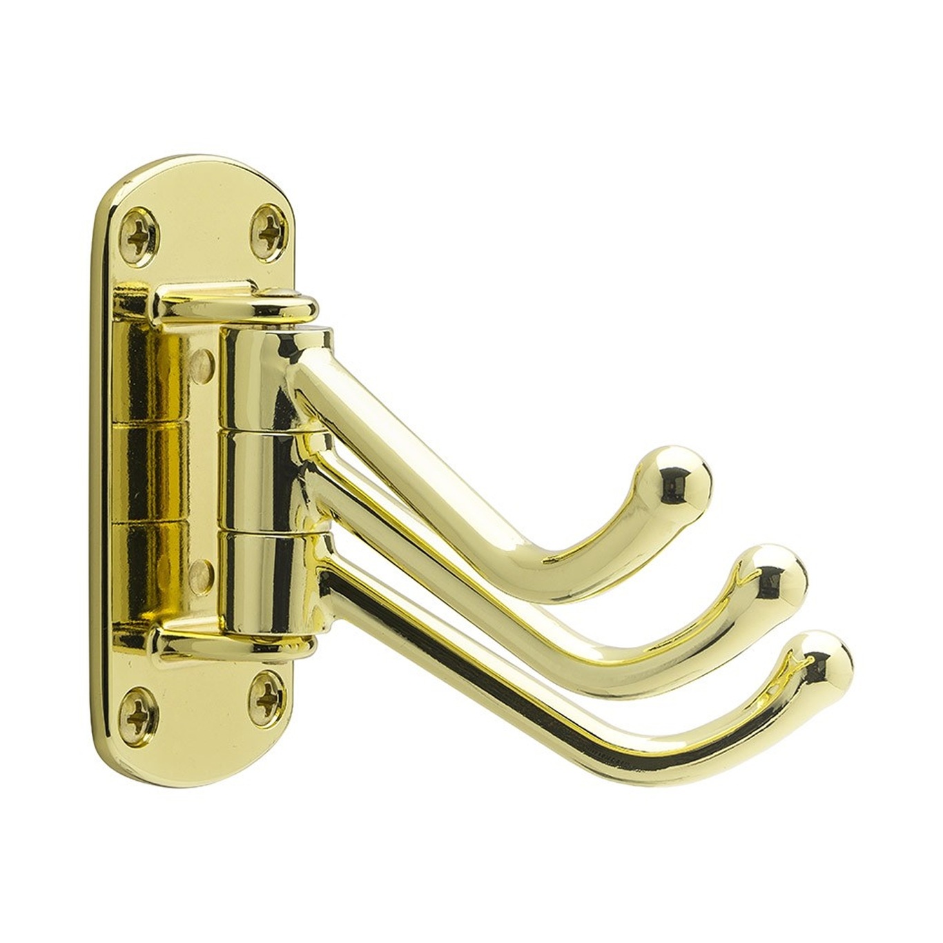 Lyr Hook, Polished Brass