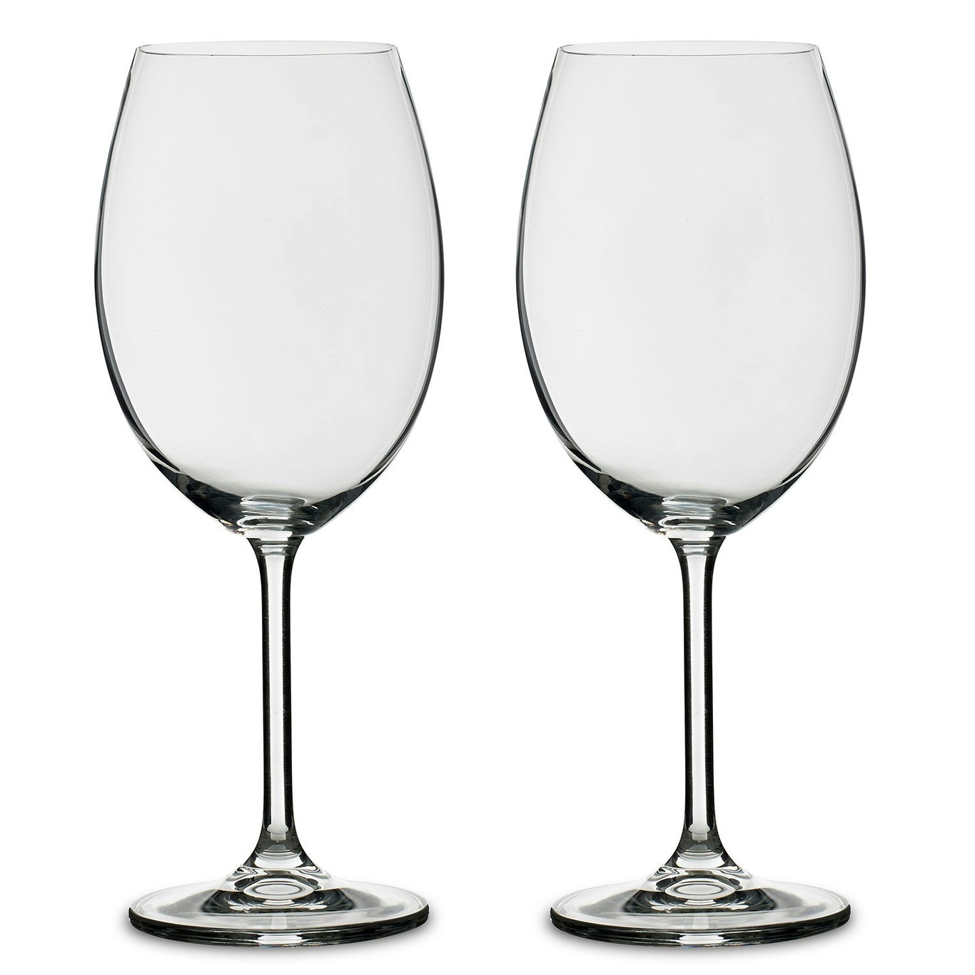 Bitz Red Wine Glass 2-pack, Clear