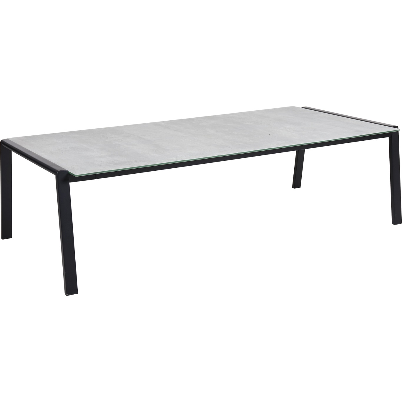 Lyra Coffee Table 70x148x40 cm, Black/Grey