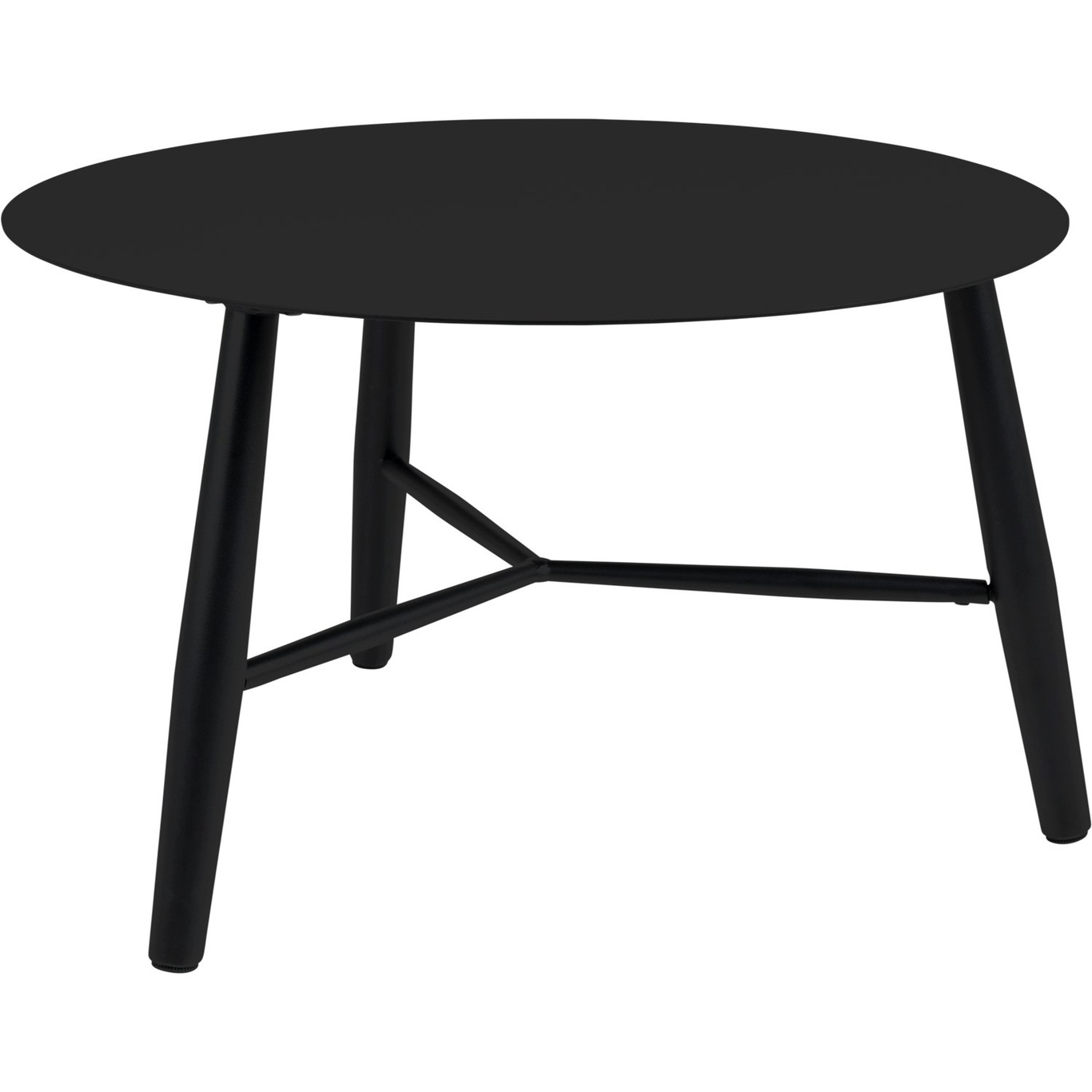 Vannes Lounge Table Ø75x50 cm, Black