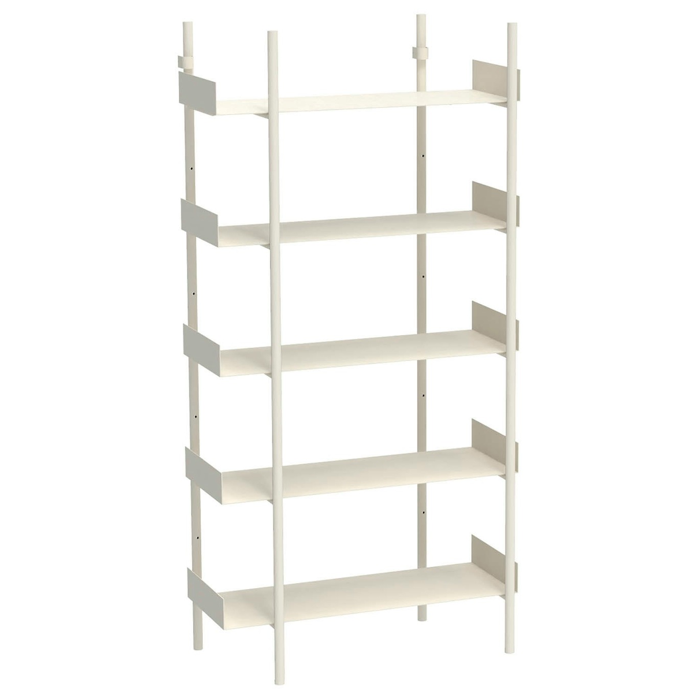 Nobuko Bookcase 5 Shelves, White