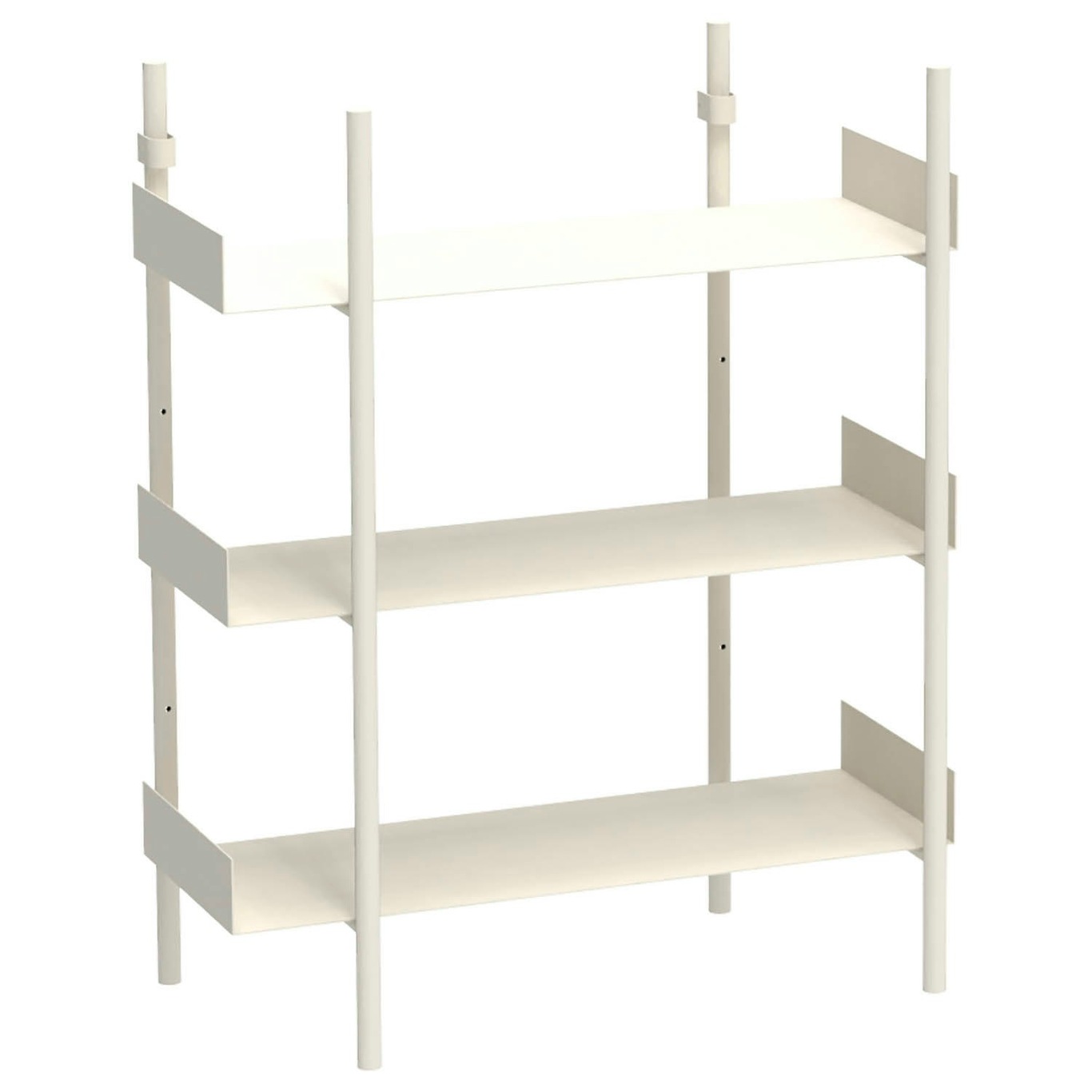 Nobuko Bookcase 3 Shelves, White
