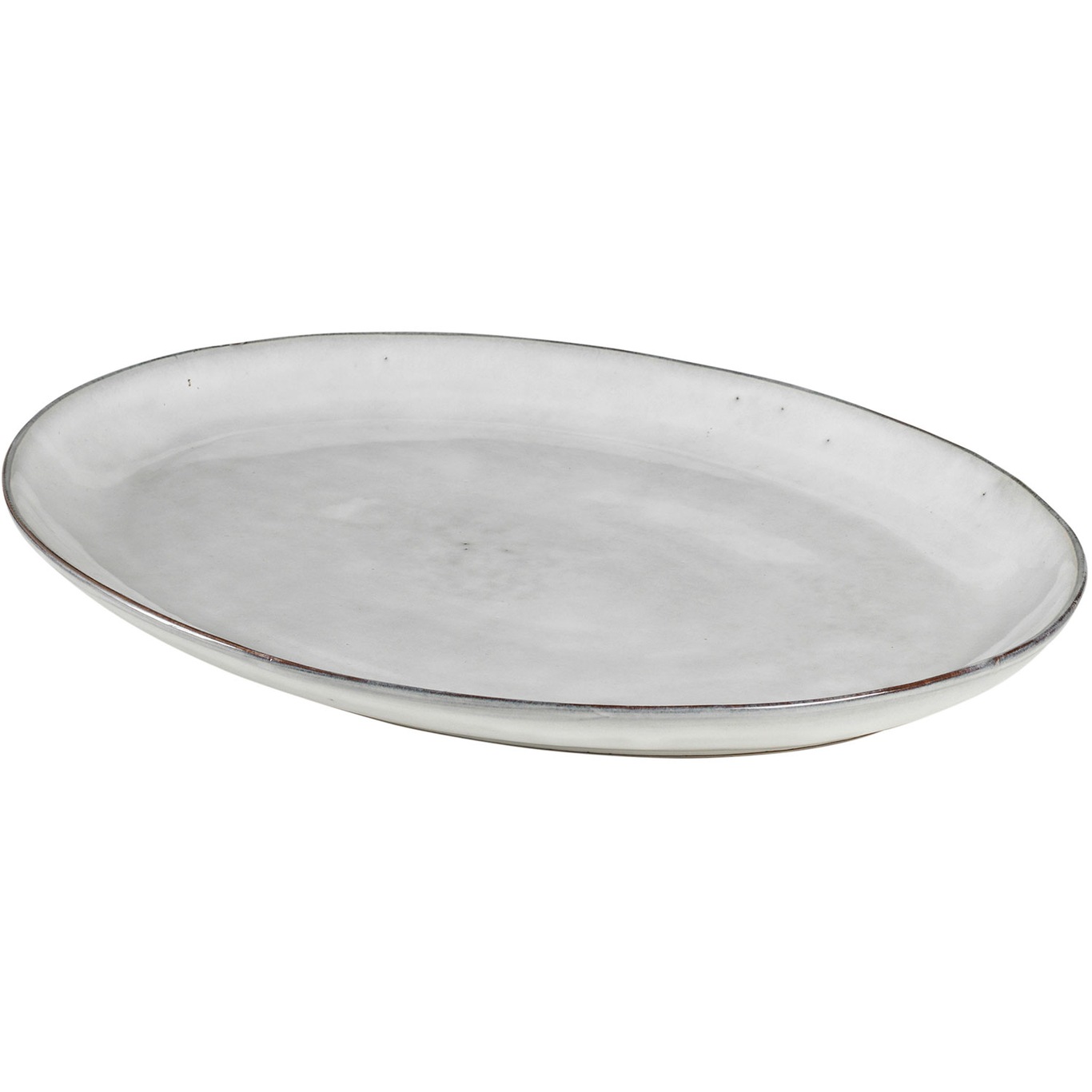 Nordic Sand Oval Dish, 26,5x35,5 cm