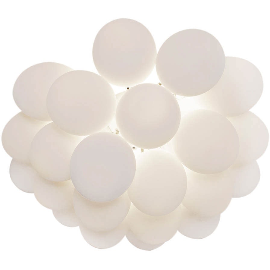 Gross Flush Ceiling Light 50 cm, Matte White