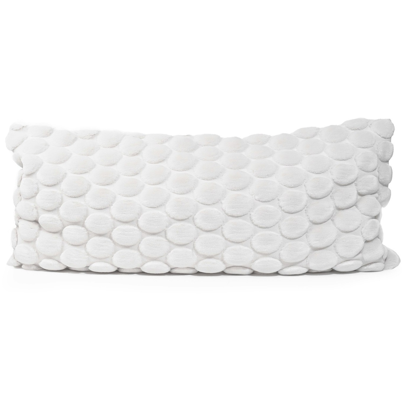 Egg Cushion Cover 40x90 cm, White
