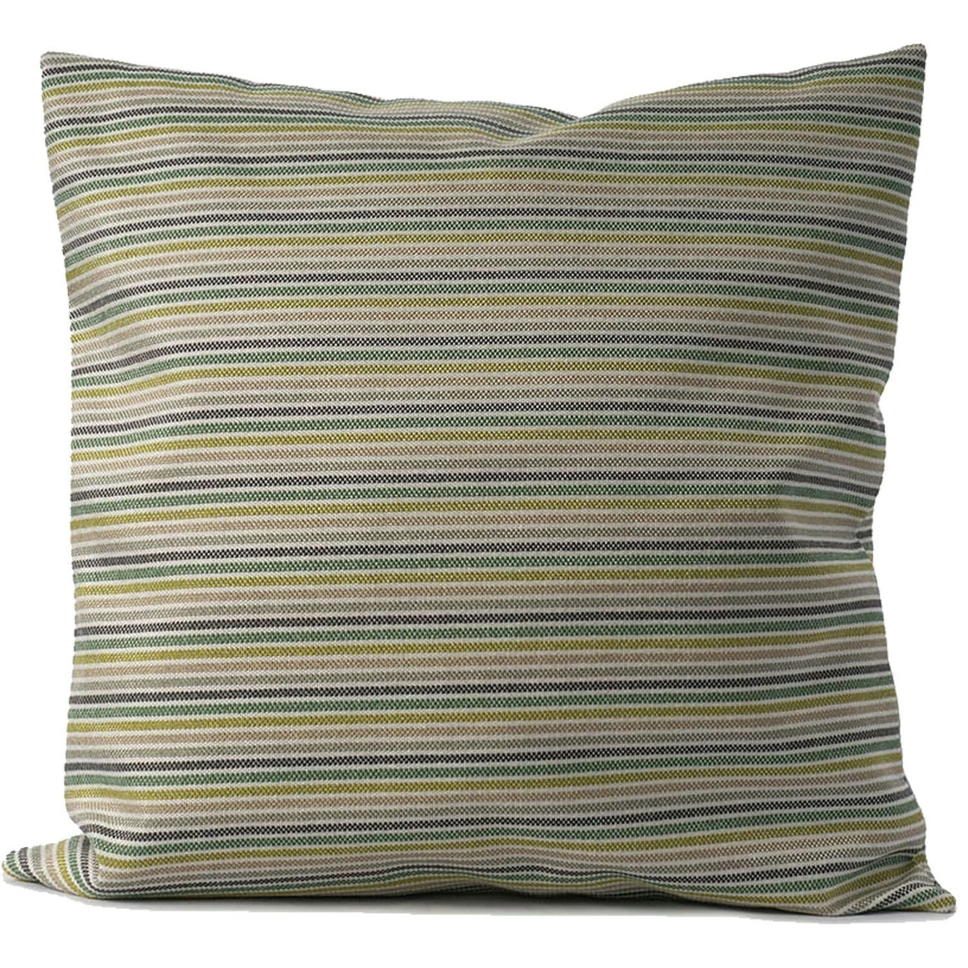 Striped Cushion Cover 50x50 cm, Green