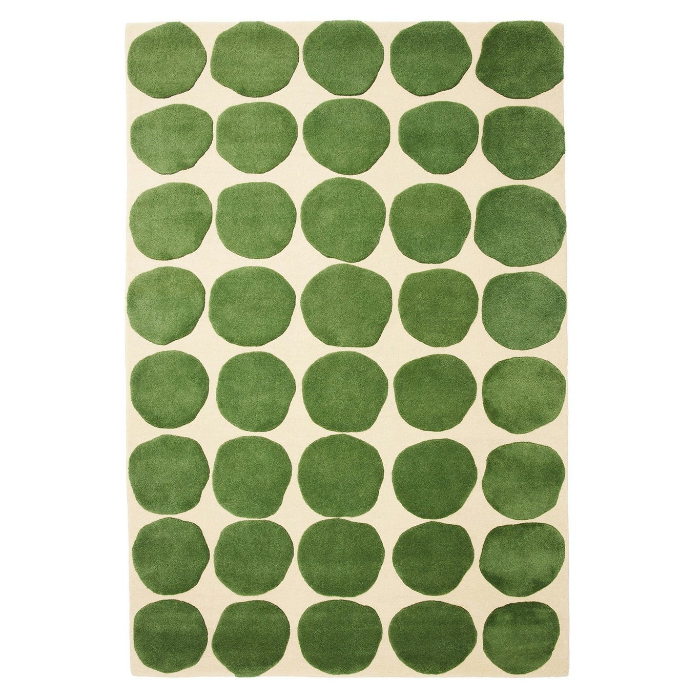 Dots 2 Level Rug Light Khaki / Cactus Green, 230x320_cm cm