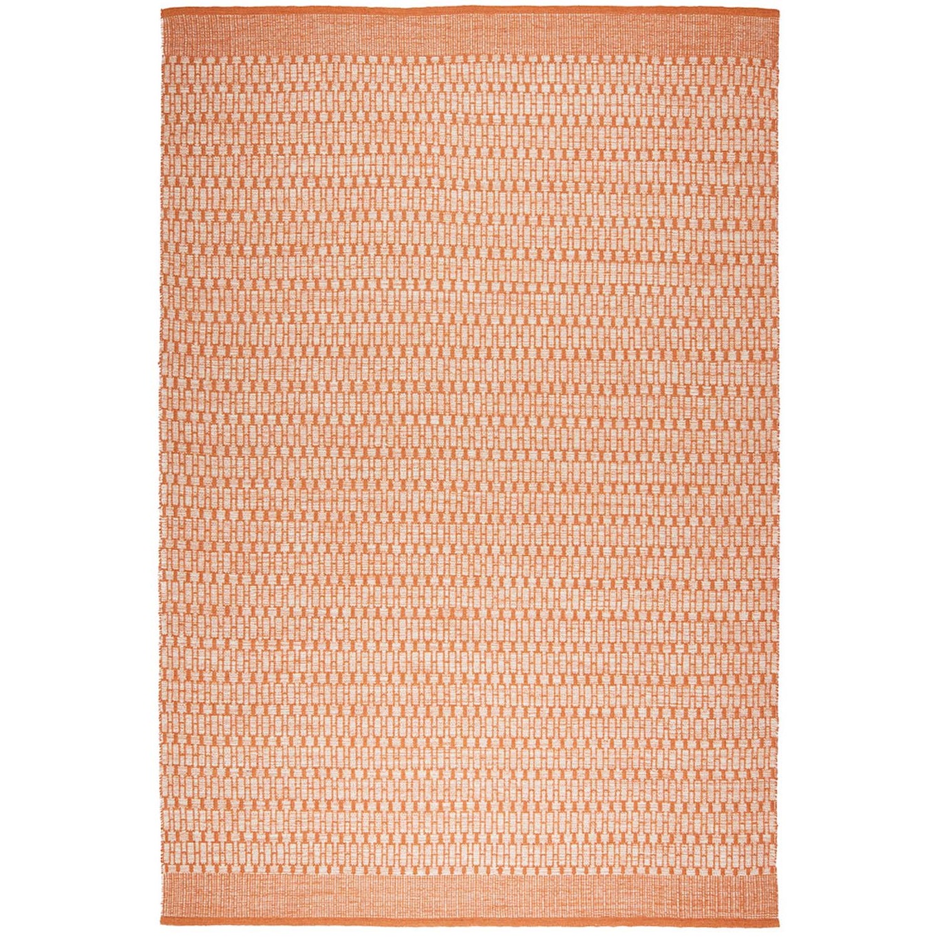 Mahi Wool Rug Off-white / Orange, 170x240 cm