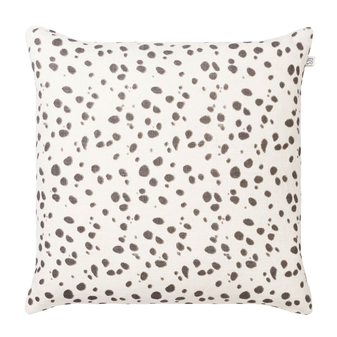 Tiger Dot Cushion Cover 50x50 cm, White/Grey